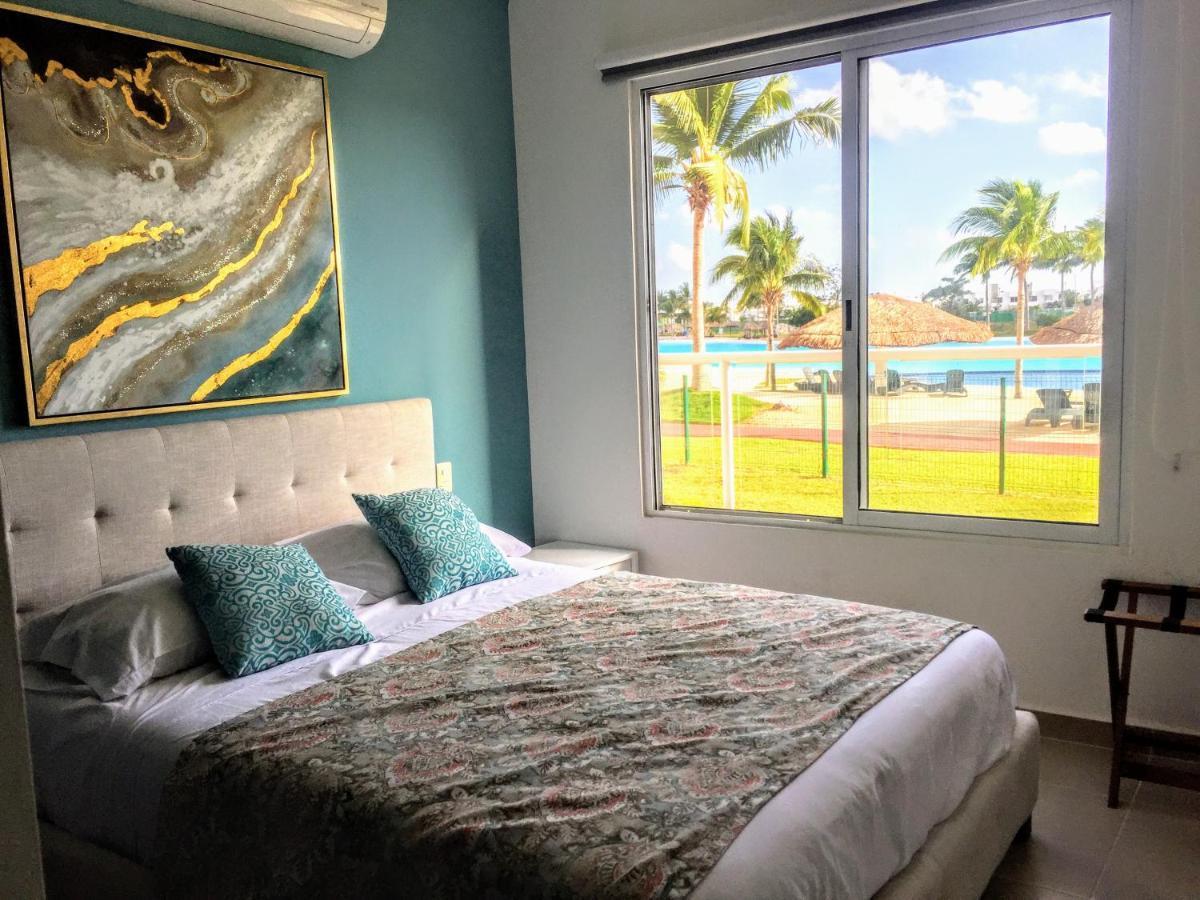 Escape Al Caribe Con Una Vista Impresionante En Pilarita'S Dream Lagoons Cancun Luaran gambar