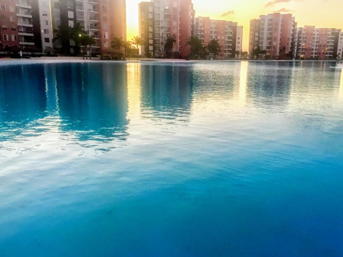 Escape Al Caribe Con Una Vista Impresionante En Pilarita'S Dream Lagoons Cancun Luaran gambar