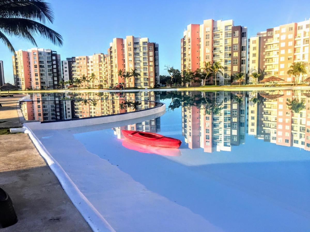 Escape Al Caribe Con Una Vista Impresionante En Pilarita'S Dream Lagoons Cancun Luaran gambar