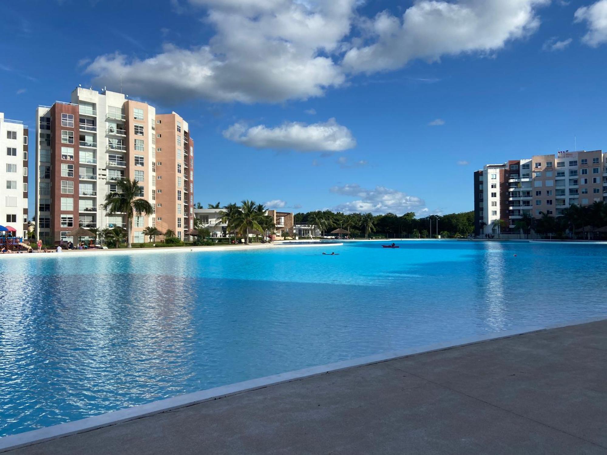 Escape Al Caribe Con Una Vista Impresionante En Pilarita'S Dream Lagoons Cancun Luaran gambar